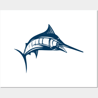 Swordfish Drawing Posters and Art